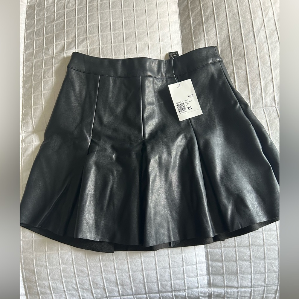 Pleather skirt